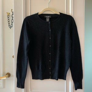 New Lord and Taylor Black Cashmere Sweater